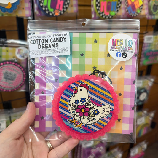 RTS Freshie: Chicken (Scent: Cotton Candy Dreams)