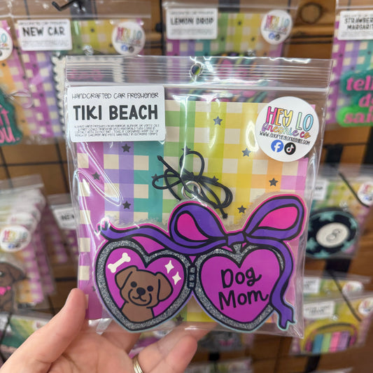 RTS Freshie: Dog Mom Locket (Scent: Tiki Beach)