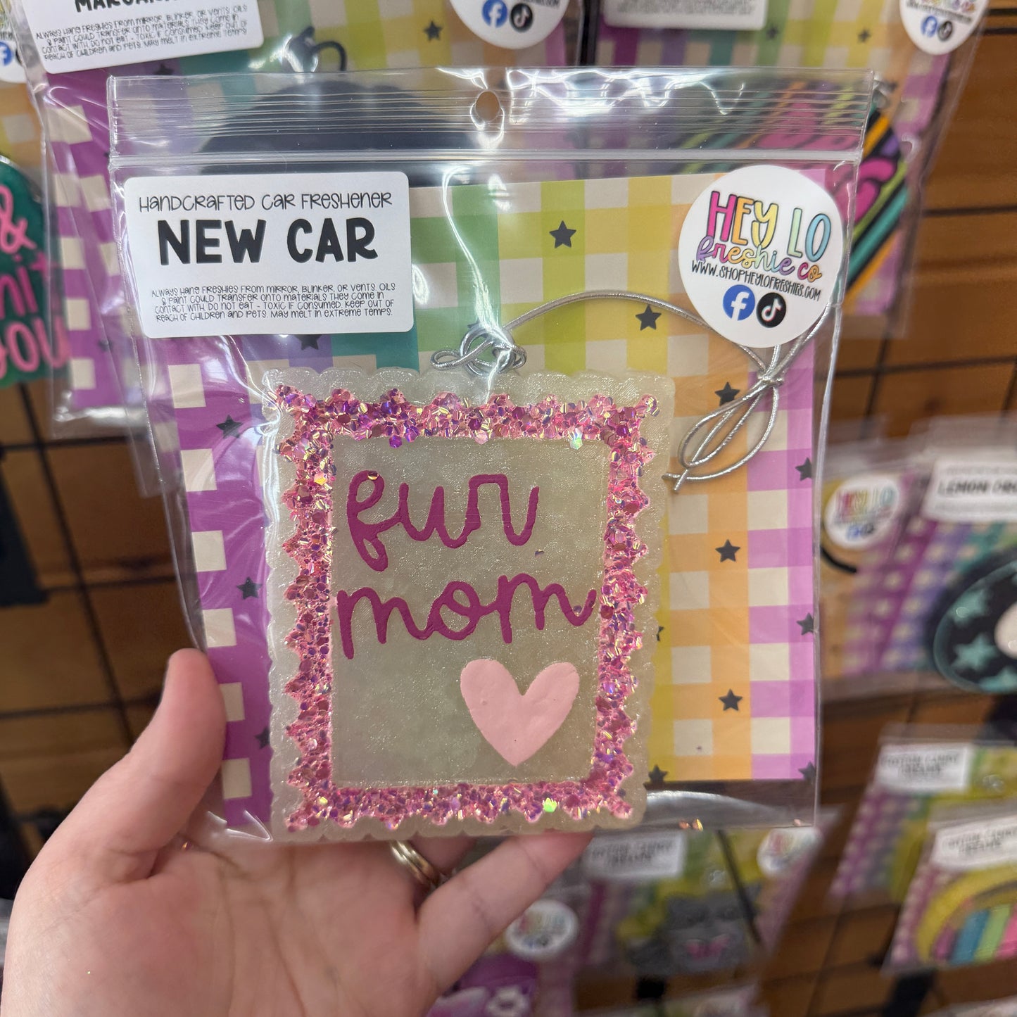 RTS Freshie: Fur Mom Stamp (Scent: New Car)