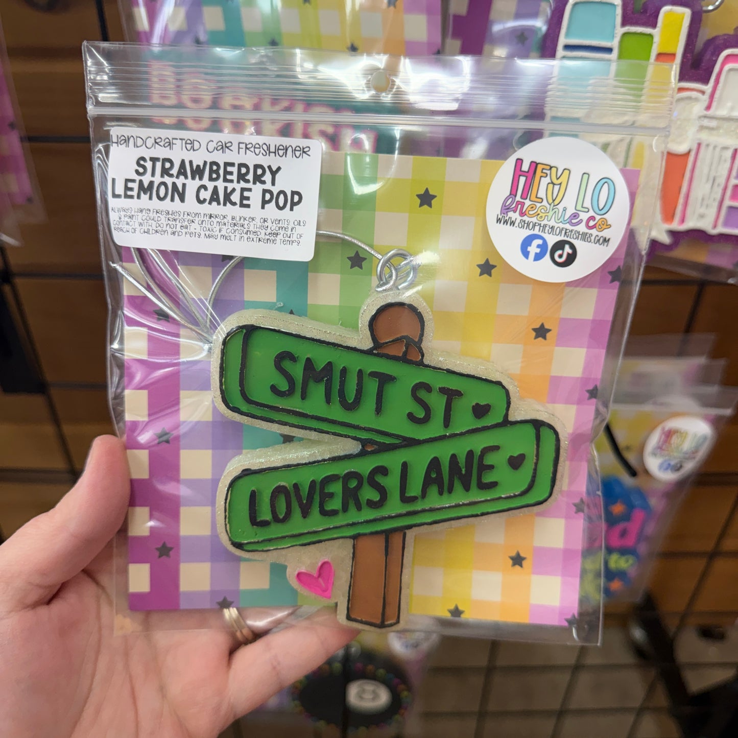 RTS Freshie: Smut Street (Scent: Strawberry Lemon Cake Pop)