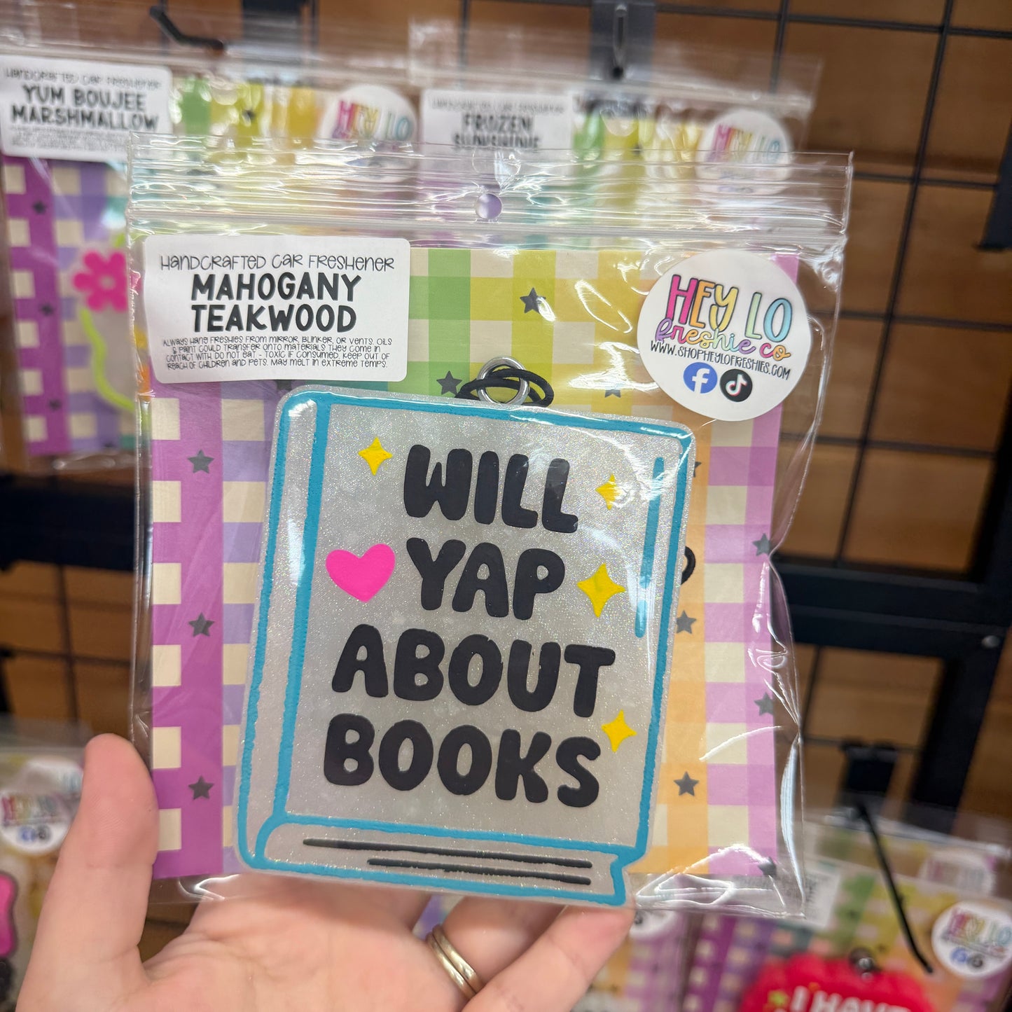 RTS Freshie: Will Yap About Books (Scent: Mahogany Teakwood)