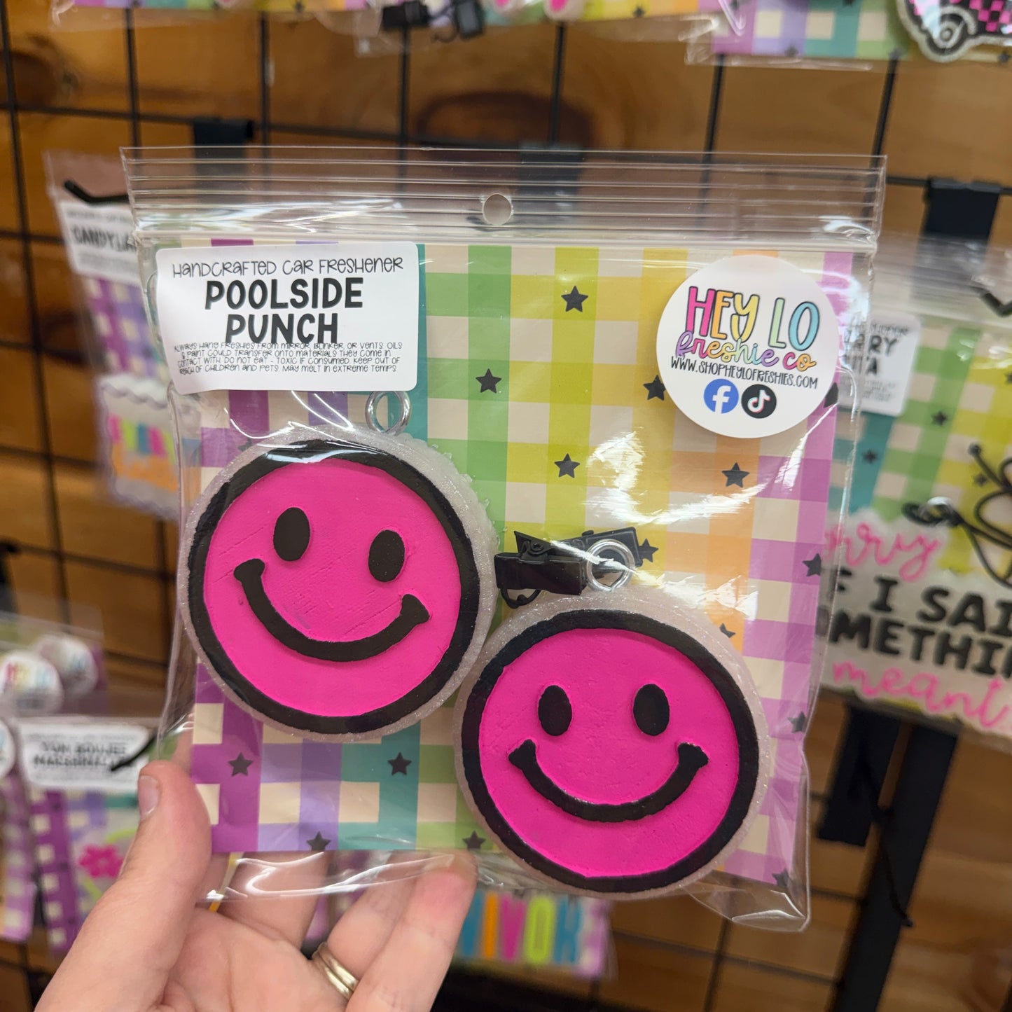 RTS Freshie: Smiley Vent Set (Scent: Poolside Punch)