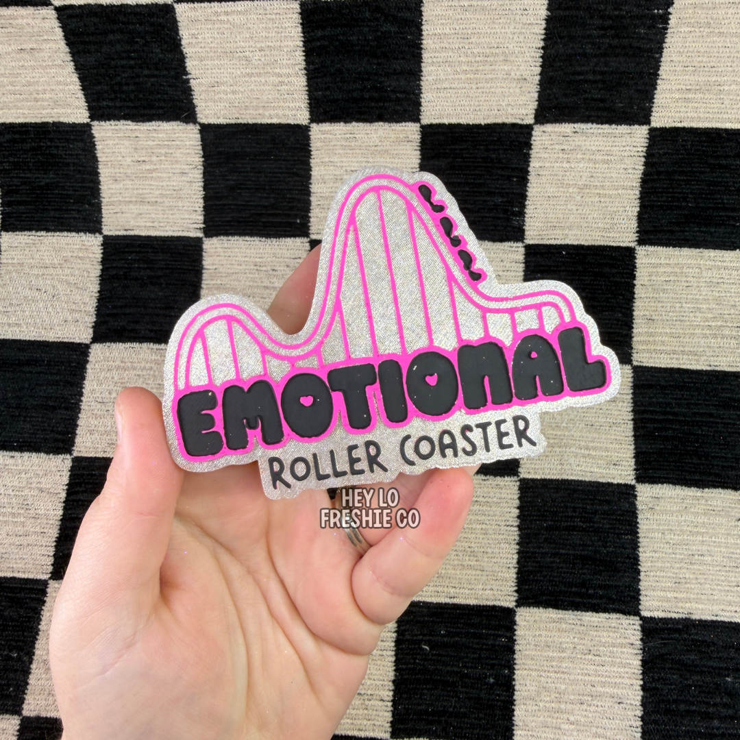 Custom Freshie: Emotional Roller Coaster