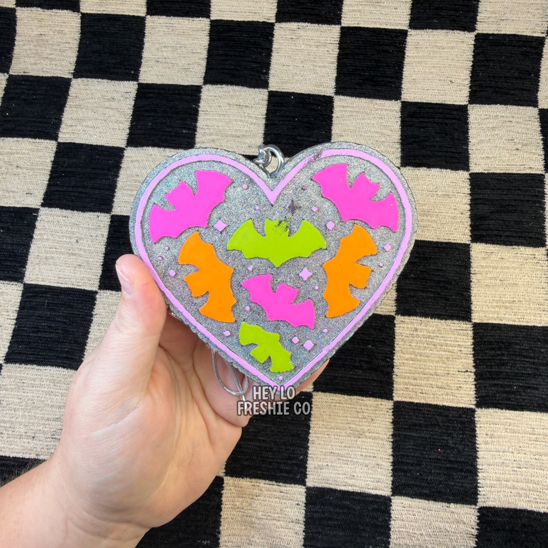 Custom Freshie: Bat Heart