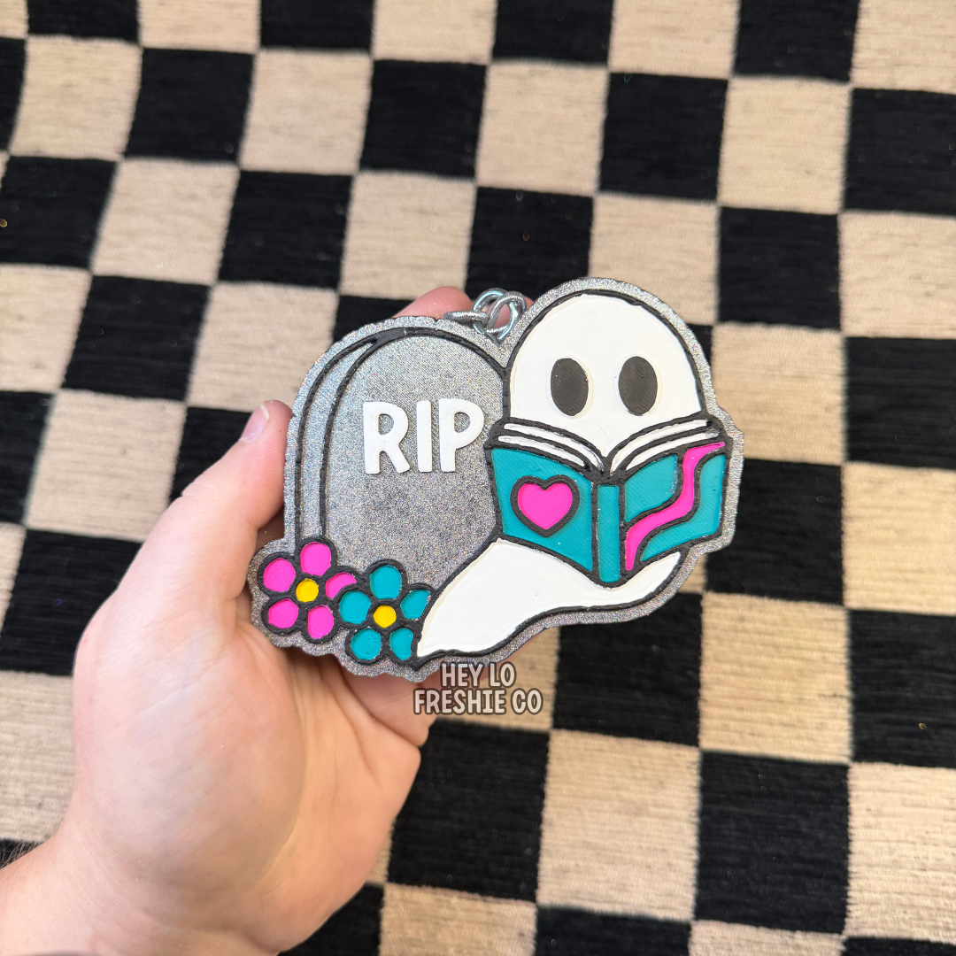 Custom Freshie: Bookish Ghost