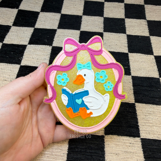 Custom Freshie: Bookish Goose