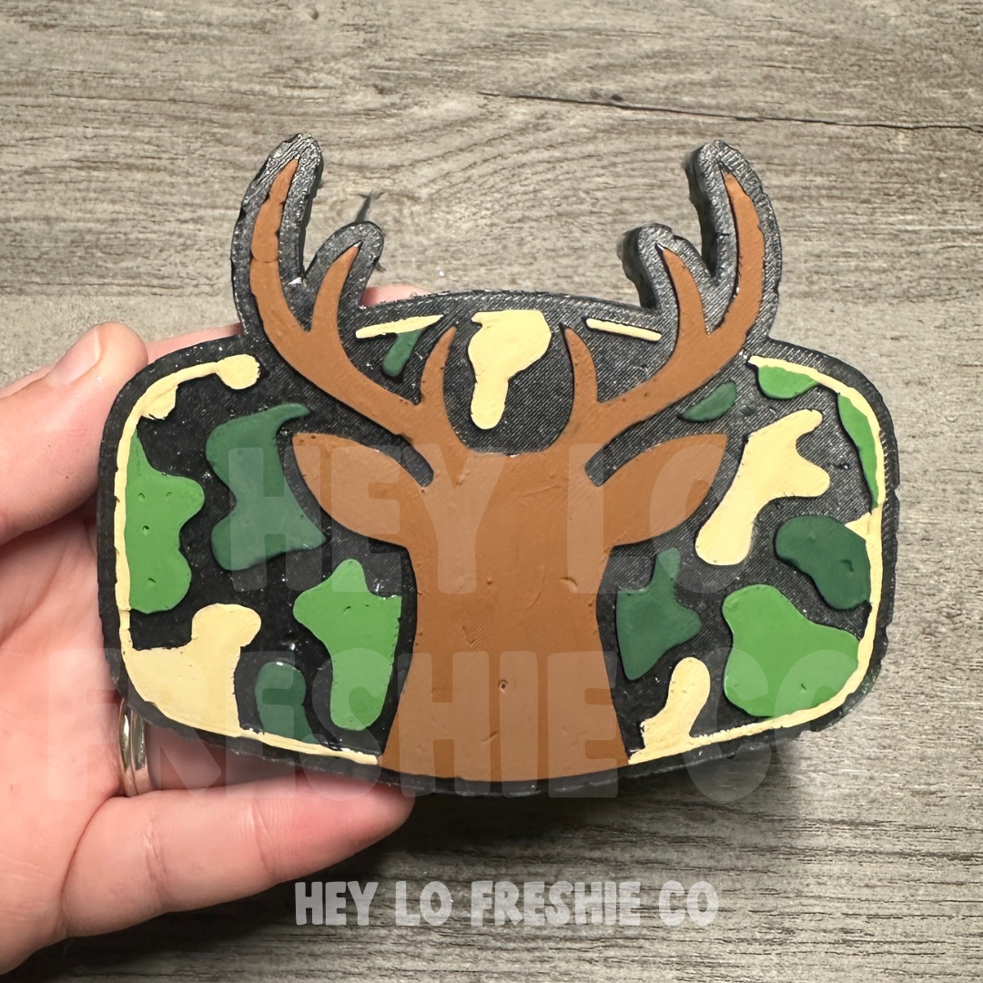 Custom Freshie: Camo Deer