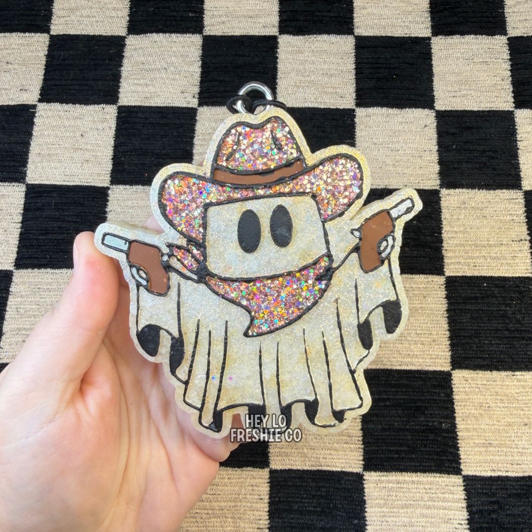 Custom Freshie: Cowboy Ghost