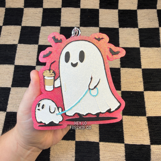 Custom Freshie: Ghost Walking Dog