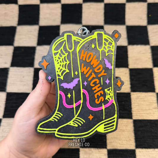 Custom Freshie: Howdy Witches Boots