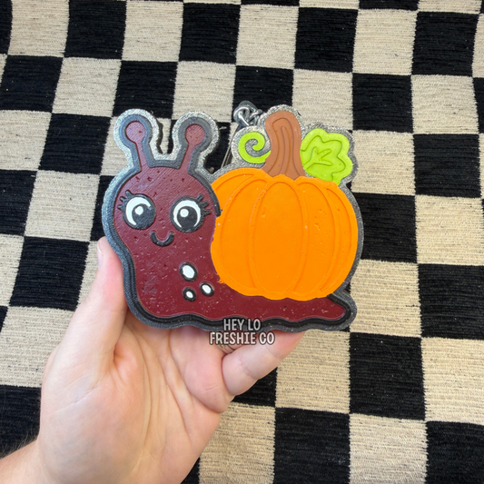 Custom Freshie: Pumpkin Snail
