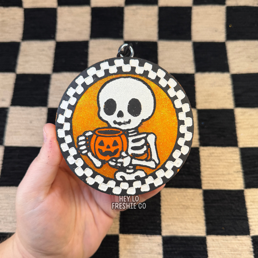 Custom Freshie: Skeleton Coffee