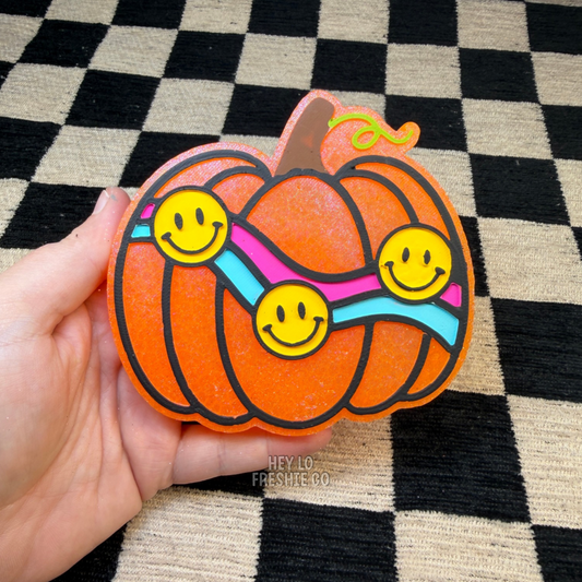 Custom Freshie: Smiley Pumpkin